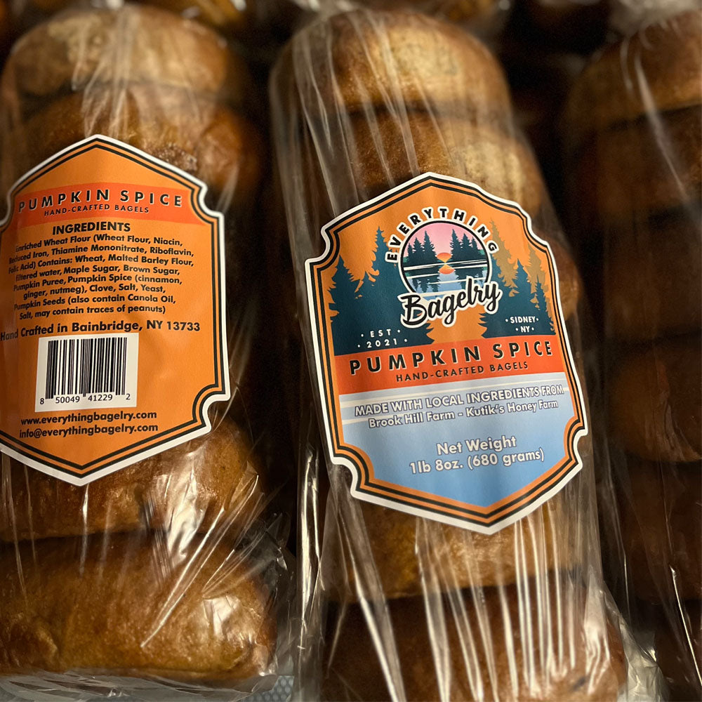 Pumpkin Spice Bagels