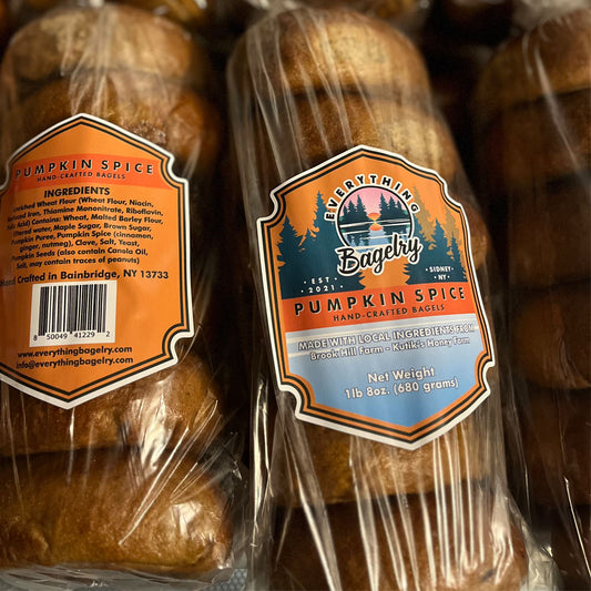 Pumpkin Spice Bagels