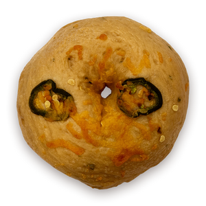 Jalapeño Cheddar Bagels