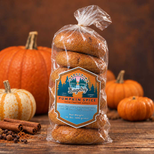 Pumpkin Spice Bagels